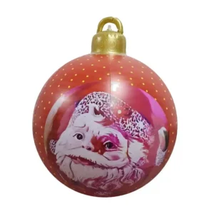 60CM Outdoor Christmas PVC inflatable Decorated Ball