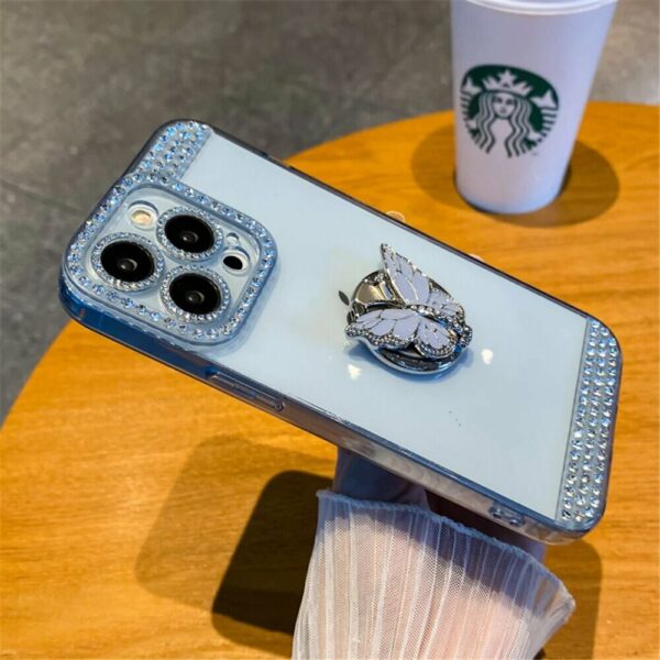 Butterfly Diamond Silicone Case Cover For Iphone