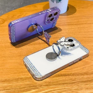 Butterfly Diamond Silicone Case Cover For Iphone