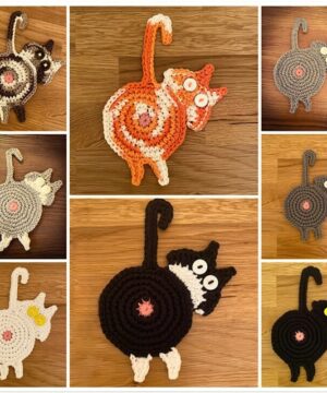 Cat Butt Coasters
