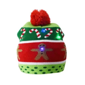 Christmas Theme LED Beanies