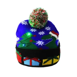 Christmas Theme LED Beanies