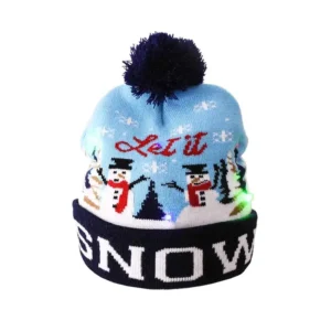 Christmas Theme LED Beanies