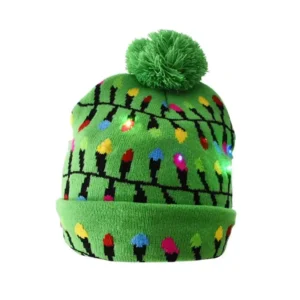 Christmas Theme LED Beanies