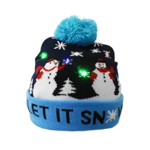 Christmas Theme LED Beanies