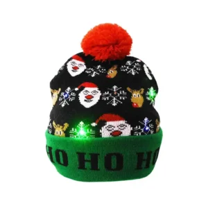 Christmas Theme LED Beanies