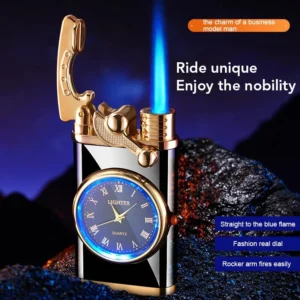 Creative Dial Rocker Arm Inflatable Windproof Lighter