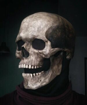Creep Halloween Human Skull Mask