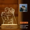 Custom 3D Photo Night Light Gift