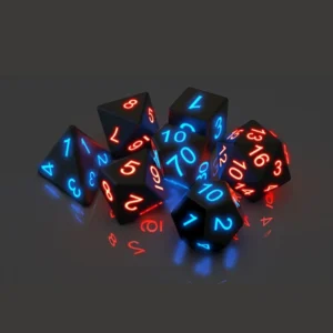 DND Dice Rechargeable with Charging Box 7 Pcs