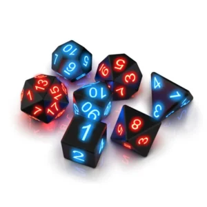 DND Dice Rechargeable with Charging Box 7 Pcs
