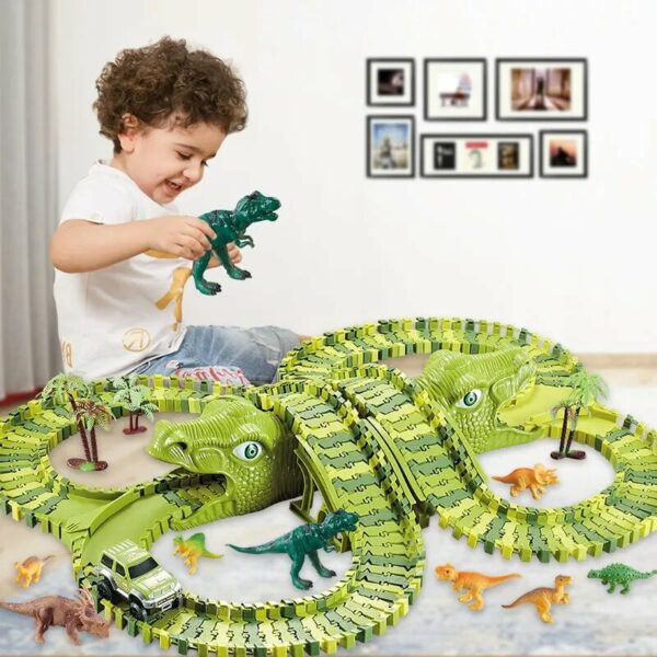 Dinosaur Track Set Toy