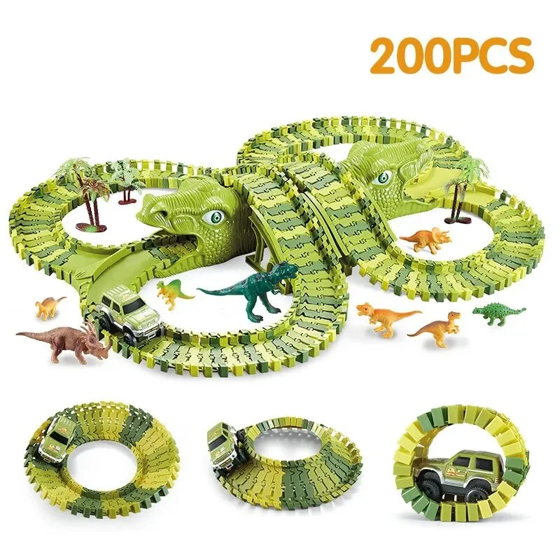 Dinosaur Track Set Toy