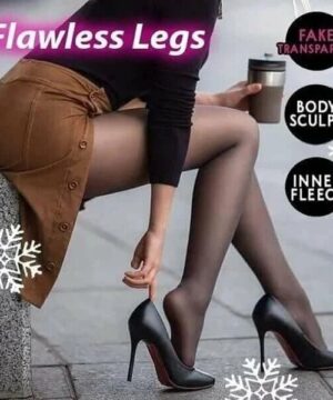 Flawless Legs Fake Translucent Warm Fleece Pantyhose
