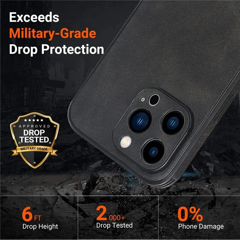 Four-pack Edged Lambskin Case Cover For iPhone