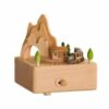 Handmade Wooden Rotating Music Boxes