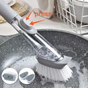 Kitchen Sink Scrubber Dish Washing Cleaning Brush Tool