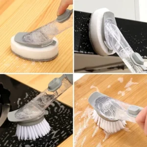 Kitchen Sink Scrubber Dish Washing Cleaning Brush Tool