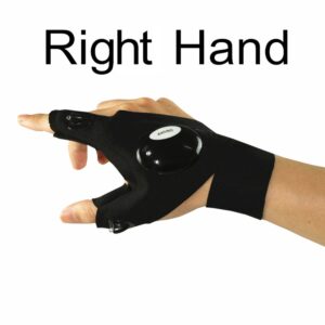 LED Gloves with Waterproof Lights