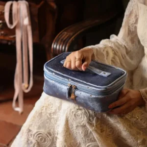 Large Capacity Velvet Cosmetic Bag
