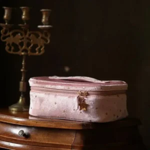 Large Capacity Velvet Cosmetic Bag
