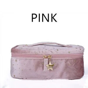 Large Capacity Velvet Cosmetic Bag