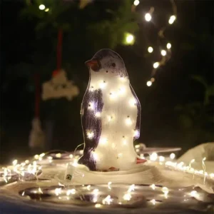 Light-Up Penguin Holiday Decoration
