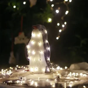 Light-Up Penguin Holiday Decoration