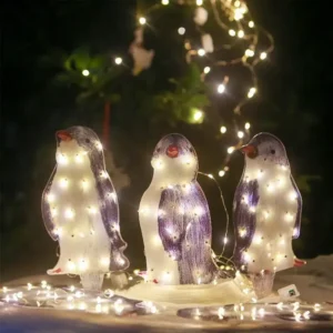 Light-Up Penguin Holiday Decoration