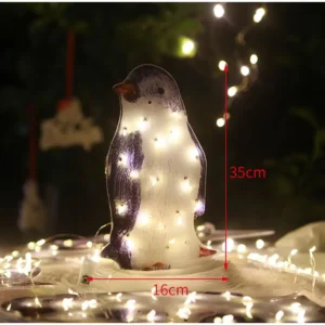 Light-Up Penguin Holiday Decoration