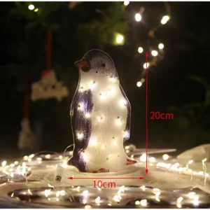 Light-Up Penguin Holiday Decoration
