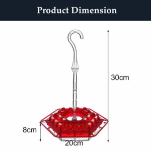 Mary’s Hummingbird Feeder With Perch And Built-in Ant Moat