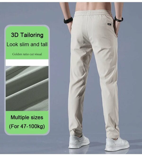 Męskie szybkoschnące elastyczne spodnie