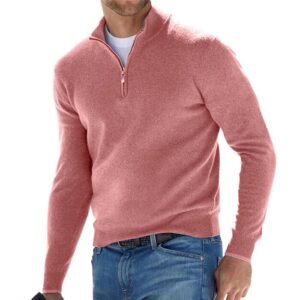 Muški Basic pulover s patentnim zatvaračem