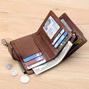 Mens RFID Blocking Bifold Wallet