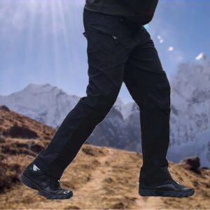 Mens Tactical Waterproof Cargo Pants Soldier Work Combat Hiking Trousers Outdoor