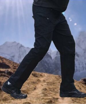 Mens Tactical Waterproof Cargo Pants Soldier Work Combat Hiking Trousers Outdoor