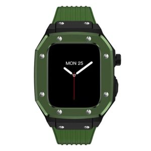 Modification Kit Metal Bezel For Apple WatchBand 7 48MM Stainless Steel Case For Series Apple Watch 4-7 Case Zinc Alloy Diy Mod