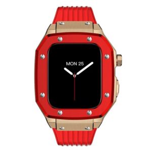 Modification Kit Metal Bezel For Apple WatchBand 7 48MM Stainless Steel Case For Series Apple Watch 4-7 Case Zinc Alloy Diy Mod