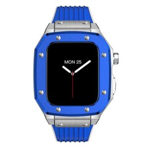 Modification Kit Metal Bezel For Apple WatchBand 7 48MM Stainless Steel Case For Series Apple Watch 4-7 Case Zinc Alloy Diy Mod