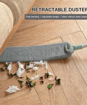 Multifunction Retractable Microfiber Dust Brush Gap Mop