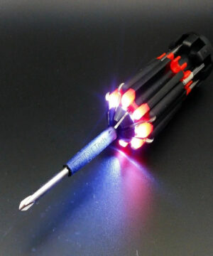 Multihead LED Torch Light Up Screwdriver