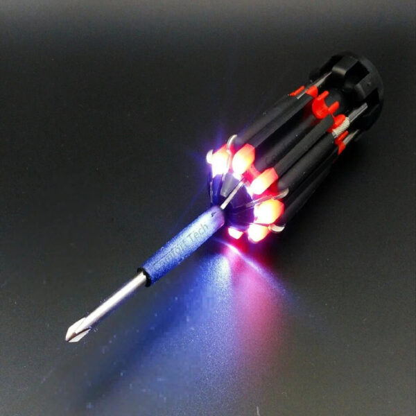 Multihead LED Torch Light Up Screwdriver