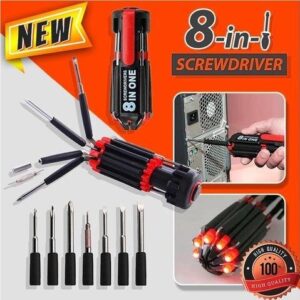 Multihead LED Torch Light Up Screwdriver