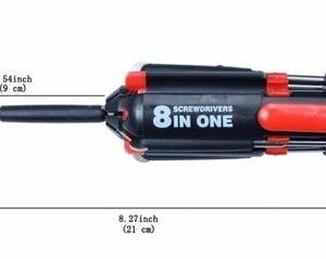 Multihead LED Torch Light Up Screwdriver
