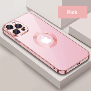 New Version 2.0 Transparent Electroplated iPhone Case With Camera Protector