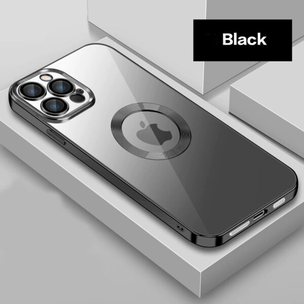 Nouvo vèsyon 2.0 transparan electroplated iPhone ka ak pwoteksyon kamera