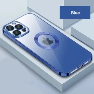 New Version 2.0 Transparent Electroplated iPhone Case With Camera Protector