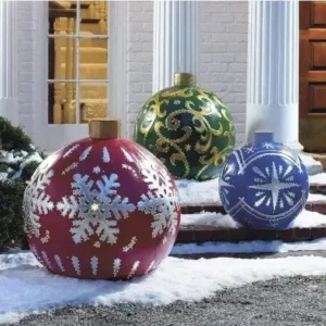 Outdoor Christmas PVC inflatable Decorated Ball