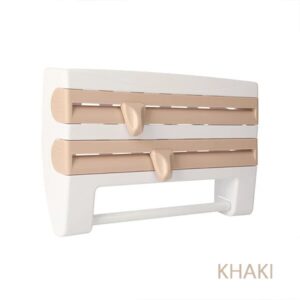Plastic Wrap Storage Rack With Cutter Foil Storage Rack